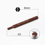 1Pcs S2 소재 80mm 육각 핸들 충격 드릴 비트 배치 헤드 십자형 육각 머리 PH1-PH3 H3456 내마모성 : 썬글로벌스토어