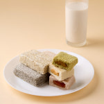 현미 피넛버터 서리태 콩 다이어트 프로틴 단백질 무당 설기 떡 3종 : 범벨이방앗간