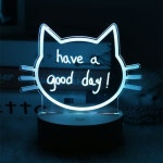 3D 무드등, 색상 변경 터치식, 펜으로 메시지 남길 수 있는 발렌타인데이 선물용, 남녀 어린이 집 꾸미기 : 포리나인코퍼레이션