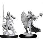 D&D 놀저스 마블러스 언페인팅 미니어처 웨이브 4 엘프 여성 드루이드 : 기버트리