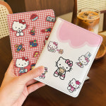 G1496 산리오 헬로키티 여권케이스 카드지갑 여행 캐릭터 분실방지 여행 : 쿠마네상점