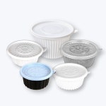 탕용기 배달 국물 포장용기 전자렌지용 밀폐뚜껑 포함 aj : 천리잡화점