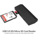 Windows, Mac, Linux 및 특정 Android 시스템용 SABRENT SuperSpeed 2 슬롯 USB 3.0 플래시 메모리 카드 리더는 SD, SDHC, SDXC... 