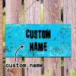 1PC UV 프린트 그래피티 스타일 맞춤 정원 장식용 벽걸이 아트 플라크 맞춤형 빈티지 플레이트 홈 데코 : 루카스업