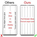 Oneplus 9 10 Pro 11 11R 12 12R 13 ACE 2 3 Pro HD 투명 스크린 보호 필름 용 전체 접착제 3D 곡선 가장자리 9H 강화 유리 : 리치110