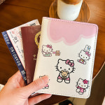 G1496 산리오 헬로키티 여권케이스 카드지갑 여행 캐릭터 분실방지 여행 : 쿠마네상점