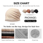 남성용 여성용 여름 비니 보호 모자 왜소 케모 캡 암 머리 배기 해골 수면 나이트캡 A- Closed Top One Size : Holypick