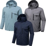 [마크 MK-1091, MK-1092, MK-1093] 스판 바람막이 탈부착후드 봄가을 간절기 단체복 주문제작 회사 공장 관공서 공공기관 노인일자리... 