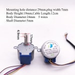 24BYJ48 무선 카메라 모니터 PTZ 4상 DC5V 감속 스테퍼 구멍 간격 29 : 한스월드트러스트