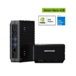 reComputer J1020 v2 - NVIDIA  엣지 AI 컴퓨터  Jetson Nano 4GB 16GB emmC SCI 2 USB 3 4 M.2 Key M HDMI  DP. : 비니미니파파