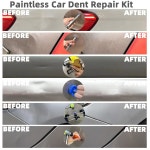 키모굴 108개/세트 자동 차체 덴트 수리 도구 키트 자동차 딩스 수리 페인트 없는 차체 덴트 풀러 공구 덴트 풀러 터 다기능 브리지 풀러.하일... 