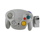 Wii용 GameCube용 NGC용 수신기가 있는 2.4GHz 무선 게임패드 컨트롤러 게임패드 조이스틱 : 루카스업