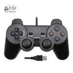 PC 컴퓨터 게임 컨트롤러 USB 인터페이스 단일 모터 진동 싱글 플레이어 PS2 스타일 조이스틱 핸들 게임 장치 : 루카스업
