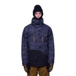 686 남성 지오 단열 재킷 - 비대칭 외관의 통기성 보온 의류 - 방수 및 내후성 : 다이나글로우