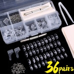 안경 코 패드 도구 세트 드라이버 타원형 실리콘 공기 챔버 미끄럼 방지 나사 교체 수리 : 진짜다있는상점