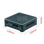 컨트롤 N39 듀얼 네트워크  PC 씬 클라이언트 Celeron 코어 N2808 클라우드  월 컴퓨터 : 비니미니파파4