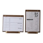 월넛 우드 카페 스크린 골프 장 PC방 메뉴판 A4 : 일촌스토어