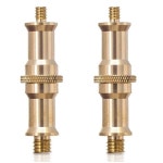 2Pcs 스피곳 스터드 어댑터 1/4 ~ 3/8 인치 변환기 스레드 변환 나사 : 더미니마켓