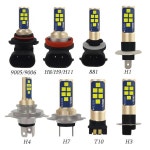 2x H27W2 881 Led 헤드 라이트 Canbus 오류 없음 자동차 전구 높   H27 흰색 안개등 다이오드 램프 12v 55w KIA Picanto 2009-2017... 