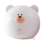 1+1 곰돌이 두루말이 휴지케이스 사무실 인테리어 베어 롤 원형휴지케이스 보관함 : 슈퍼케이스