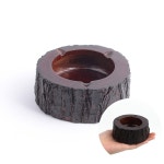 원형 소형 원목 재털이 레트로 간편사용 당구장 : 캉가의 요술주머니