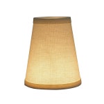 32667-2B, 엠파이어 클립온 샹들리에 램프 쉐이드, 오프 화이트, 2-1/2인치 상단 x 4인치 하단 5인치 경사 높이, 2개 세트 : 투게더굿즈클릭