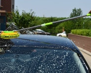 탑차 세차 카라반 화물차 대형차 트럭 세차 세차봉 : 힐링 라이트