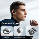 하빗 이어 헤드폰, 오버 블루투스 5.4 컴포트 핏 경량, 마이크 클리어 통화, 64시간 : .준스토어.