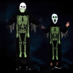 할로윈코스튬 할로윈옷 반티 호러 소품 얼굴 의상 H0164 검은 망토 155-165cm : 효파기