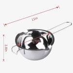 비누, 왁스를 녹이는 600ML 스테인리스 이중 보일러 범용 용광로(304 스틸) (이중 보일러-600) Double Boilers-480 : 베러픽 Better-pic