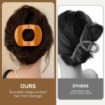 여성용 LOVUITEN 플랫 헤어 클립 - 6PCS 광택 노크리즈 헤어 클립, 두껍거나 : 샵인애리조나