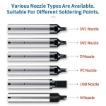 HANDIF 자동 용접기용 납땜 팁 무연 전기 911G 시리즈 911G-20DV1 24DV1 30DV1 40DV1 50DV1 60DV1 : 공주조유