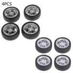 4pcs 35mm 시뮬레이션 고무 휠 타이어 모델 DIY RC 예비 부품, 부품 : 진짜만물상