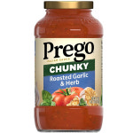 프레고 청키 로스티드 갈릭 앤 허브 파스타 소스 673g 2개 : Reborn Store