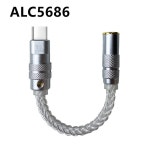 RealTek ALC5686 유형 C ~ 3.5mm 2.5mm 4.4mm DAC 이어폰 증폭기 Android Windows Huawei 용 USB C 오디오 디코더 AMP 어댑터... 