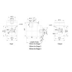 속도 비율 10 NEMA34용 20 감속기 34 출력 30 NEMA 16 직각 12 36 10 to 10 to : 돌직구마트