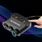 오토코스 차량용 고속 충전기 360W 대용량 멀티 소켓 PD65W 시거잭 ATS-109 : 오토코스