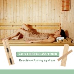 사우나 모래시계 15 분 시간 고정밀 내열성 액세서리 스파 룸용 브래킷 모래가있는 모래 타이머 : 더프라임몰-THE