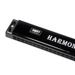 전문 24 홀 하모니카 금속 황동 코어 더블 행 어린이 계몽 교육 장난감 입 오르간 초보자를위한 : 유하34번지