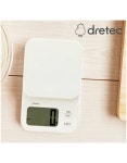 드레텍 주방 계량 저울 0.1g 단위 2kg 3kg 화이트 KS-829 : 이시가키에리
