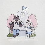 접경지역의  동물병원 연시x지윤 아크릴 스탠드 : official W