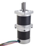 STEPPERONLINE Nema 23 기어드 브러시리스 DC 모터 501 고정형밀 기어박스 3상 24V 172W 70RPM 17.63Nm 옵션C : 에스에이글로벌20