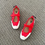[G3760] 소가죽 스트랩 밴딩 메리제인 스니커즈 플랫 데일리 편한 신발 : 새로이클라쓰