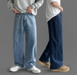 남자밴딩청바지 세미와이드청바지 통청바지 : 윤팬츠