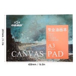 페팝 10매 A3 캔버스 패드, 고경도 면 카드보드 초급 드로잉 도구, 두꺼운 암호화 420x297mm 패딩용 : 어메픽스