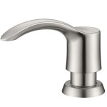 대형 병(브러시드 니켈)이 주방 GAGALIFE 개의 리필 탑 비누 G0800억 디스펜서, 내장 디스펜서 싱크대 포함된 Brushed Nickel : 딱와유