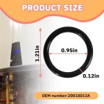 4팩 20018013A 실리콘 오링 호환 Navien NP 240, 240E NR 240 온수기, 2.36 x 3.54 0.39 인치 : 플러핑몰