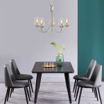 Anmire 2팩 클리어 와인잔 그늘막, 모던 라이트 픽스처 교체용 글로브 또는 샹들리에 월 스콘스 펜던트 라이트용 1-5/8인치 핏터 커버, G0042... 