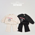 소이빈 상하세트 상하복 실내복 반팔 프릴 나시 등원룩 아동 유아 아동 주니어 키즈 : 오야베베