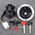 27045-5452 Kawasaki ER650 ER-6N EX400 Ninja 400R 연료 캡 점화 스위치키 키트 포함 51049-0039 : 리치110